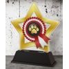 Mini Star Dog Paw Trophy