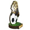 Grove Football Goalkeeper Real Wood Trophy