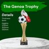 Genoa Football Ball and Boot Trophy
