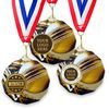 Dodeca Cricket Stainless Steel Logo Insert Medal
