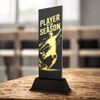 Shadowline Football Male Player of the Season Trophy – Stainless Steel Award
