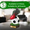 Grove Football Red Boot Real Wood Trophy