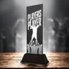 Shadowline Football Male Players' Player Trophy – Stainless Steel Award