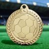 Champion Embossed Football Gold Mini Medal