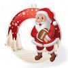 Snowy Father Christmas American Football Medal