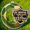 Football Player of the Match Shield Medal