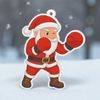 Jolly Father Christmas Boxing Medal