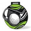 Giant Black Acrylic Golf Medal