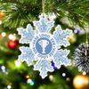 Snowflake Logo Custom Made Printed Bauble