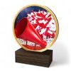 Holt Colour Cheerleading Real Wood Trophy
