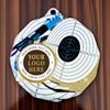Aurum Pistol Shooting Stainless Steel Logo Insert Medal