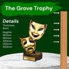 Grove Classic Drama Real Wood Trophy