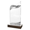 United Acrylic Wood Cricket Trophy