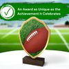 Arden American Football Real Wood Shield Trophy
