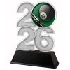 Pool Year Trophy – Sports Award with Year Selection