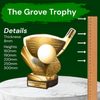 Grove Classic Golf Driver Real Wood Trophy