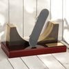 Mullen Skateboard Half Pipe Handmade Metal Trophy