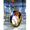 Aurum Baseball Stainless Steel Medal