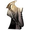 Power Boot Gold to Black Football Trophy