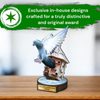 Grove Pigeon Racing Real Wood Trophy
