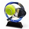Onyx Stainless Steel Padel Tennis Trophy