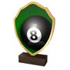 Arden Pool Real Wood Shield Trophy