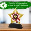 Mini Star Dog Paw Trophy