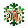 Christmas Reindeer Run Snowflake Medal
