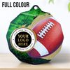Dodeca American Football Stainless Steel Logo Insert Medal