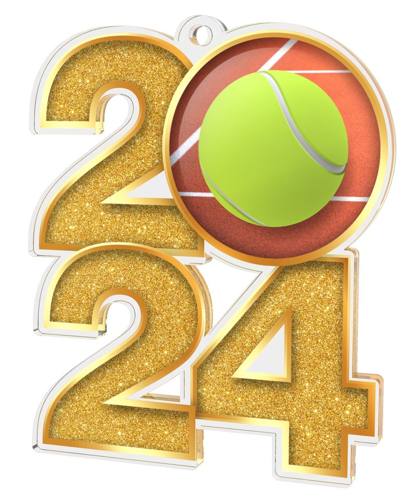 Tennis 2025 Acrylic Medal Trophy Monster