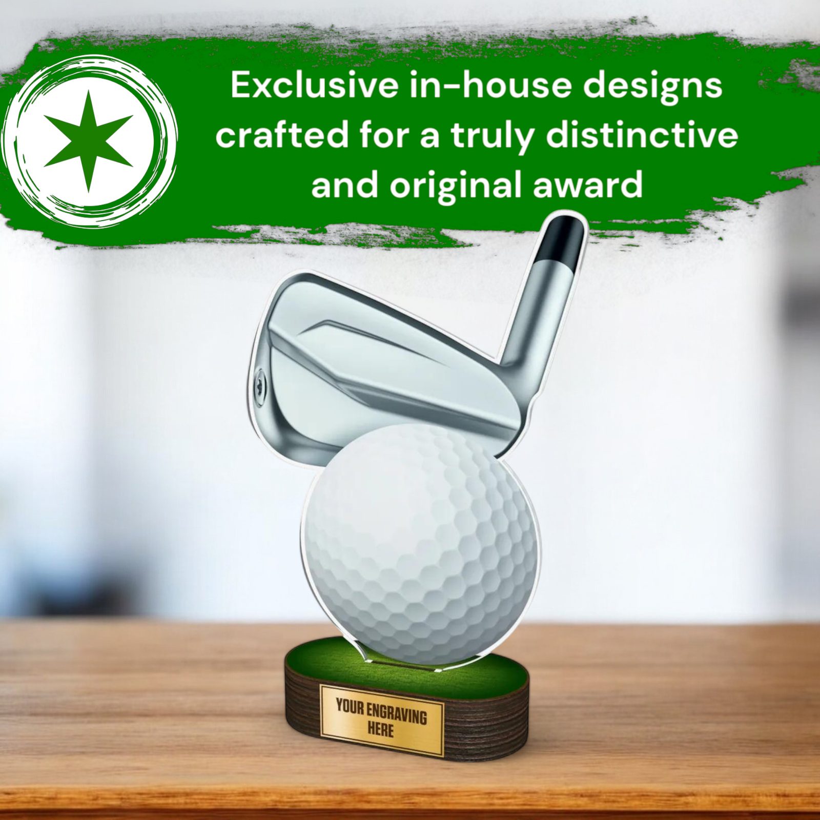 Altus Golf Iron Club Trophy | Trophy Monster