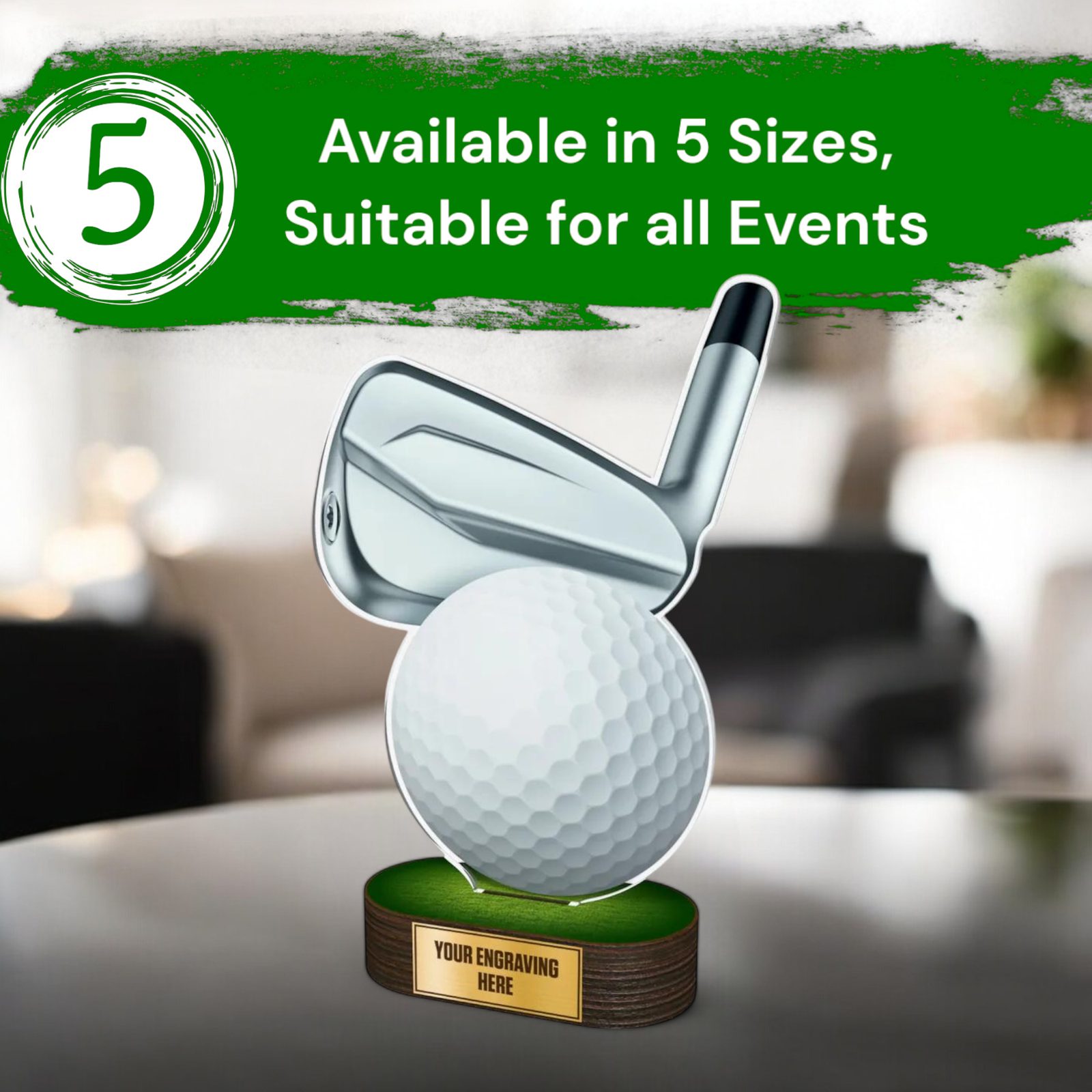 Altus Golf Iron Club Trophy | Trophy Monster
