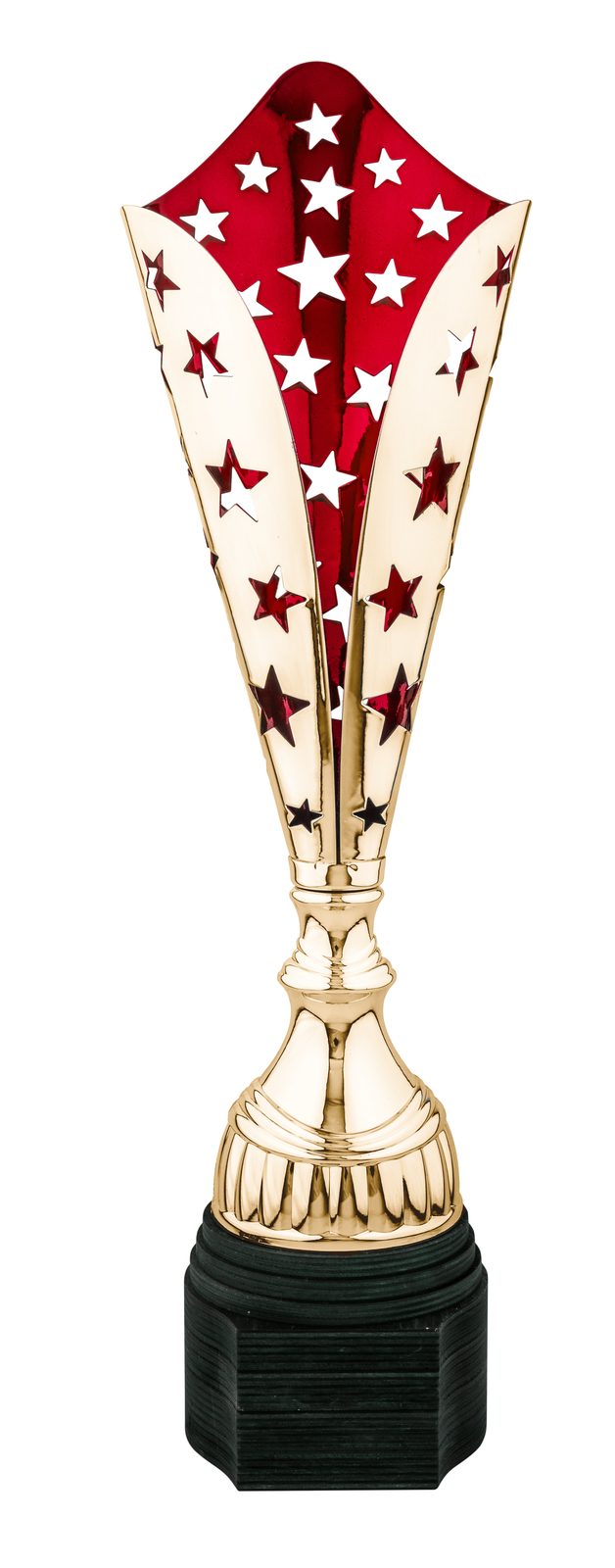 Vector Gold & Red Star Trophy | Trophy Monster