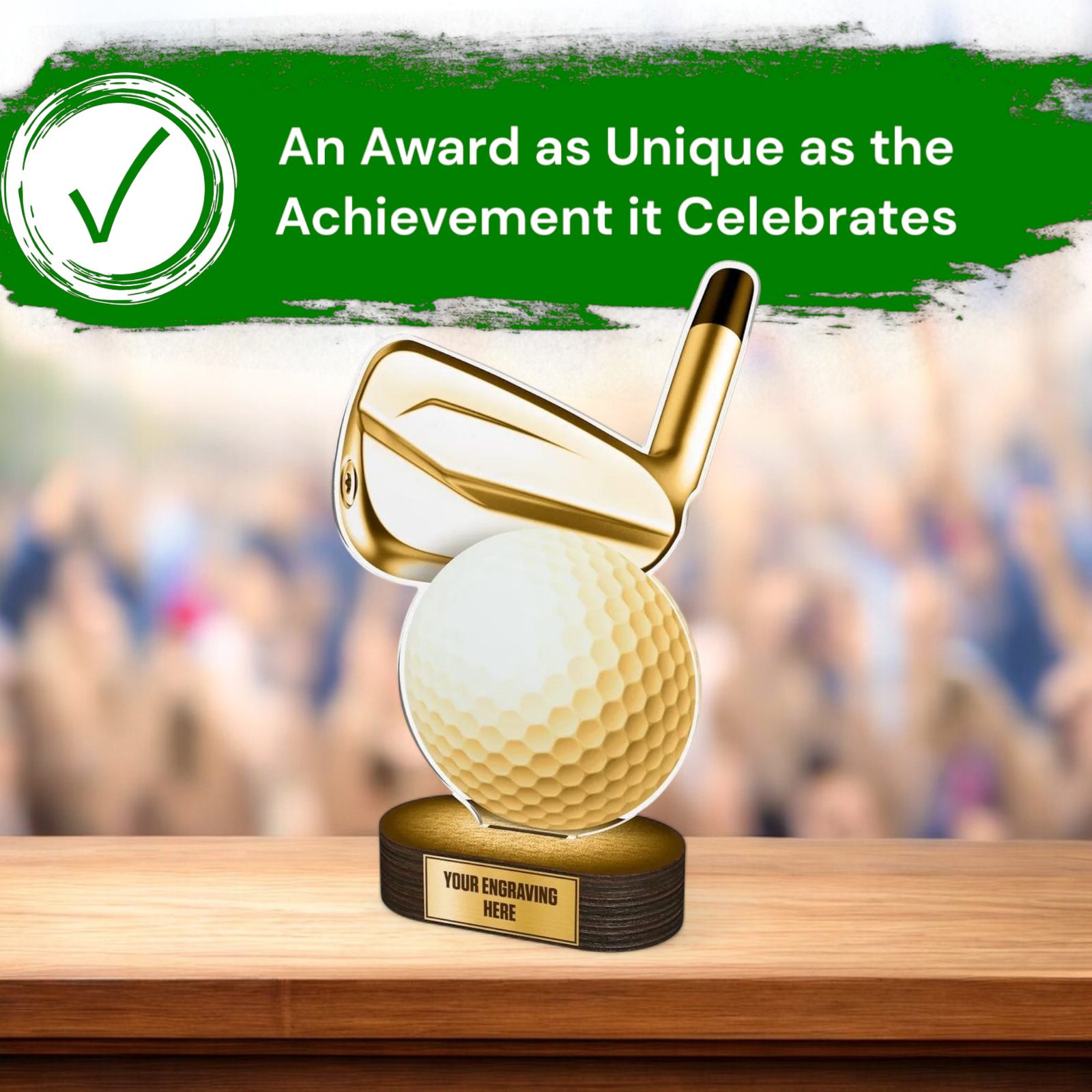 Altus Classic Golf Iron Trophy | Trophy Monster