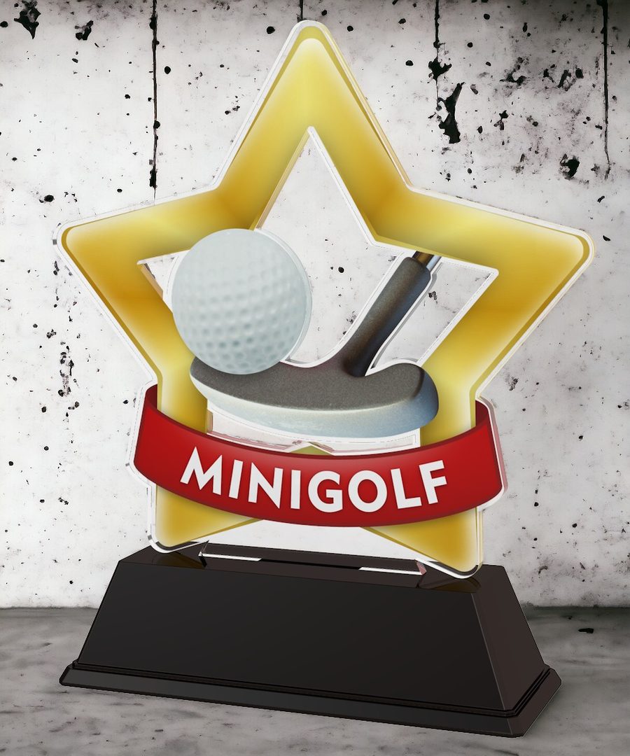 golf putt trophy unisex