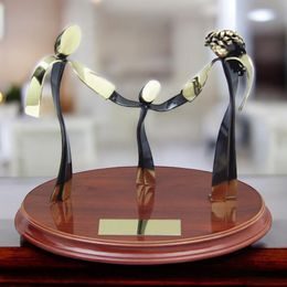 Navas Family Handmade Metal Trophy