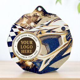 Dodeca Speedway Stainless Steel Logo Insert Medal