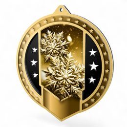Sentinel Classic Snowflake Stainless Steel Medal