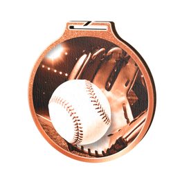 Habitat Classic Baseball Bronze Eco Friendly Wooden Medal