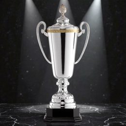 Zola Silver Plated Cup With Lid