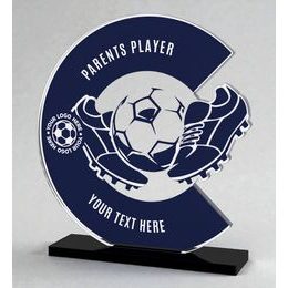 Cantu Deluxe Custom Printed Parents Player Football Trophy