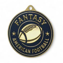 Quantum Fantasy American Football Stainless Steel Medal