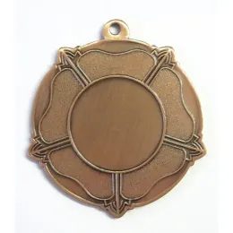 Tudor Rose Logo Insert Bronze Medal