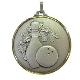 Diamond Edged Ten Pin Bowling Silver Medal