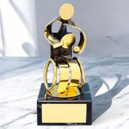 Galicia Wheelchair Table Tennis Handmade Metal Trophy