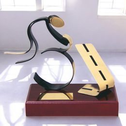 Barcelona Road Cycling Handmade Metal Trophy
