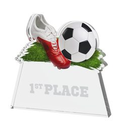 Avalon Fotball Acrylic Trophy