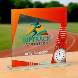 Eloise Athletics Full Colour Printed Glass Award