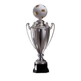 Gentile Silver Plated Football Cup