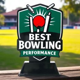 Pavilion Best Bowling Performance of the Year Cricket Trophy